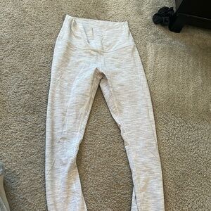 Lululemon white yoga pants